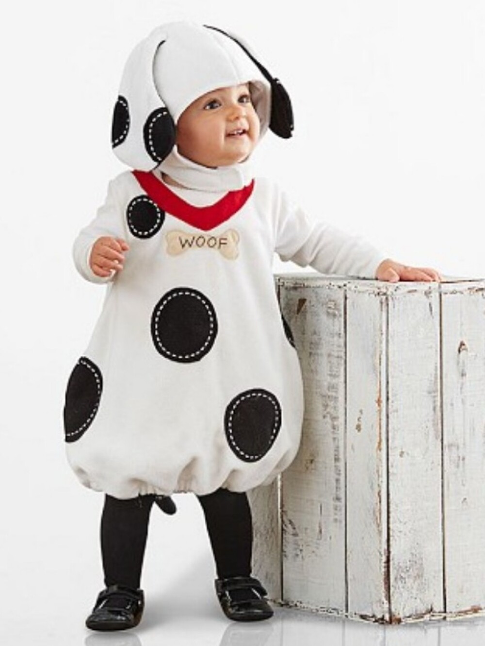 Pottery Barn Toddler Dalmatian Puppy Costume 3 Pc. ..2t/3t
